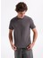 Bisiklet Yaka Gri Erkek T-Shirt 12283659_JORSTYLING Icon Tee Ss Cn 1