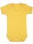 Prematüre Yarım Kol penye Çıtçıtlı Badi - Sarı 3