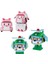 Polı MRT-674 Robocar Poli Mini Transforming Kasabanın Kurtarma Araçları 4lü Set Kız Erkek Çocuk Oyun 3