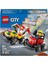 LEGO City Pizza Arabası Itfaiye Kamyonuna Karşı Yarış Arabası Paketi 60458 Kız Erkek Çocuk Oyuncak E 3