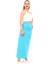 Uzun Düz Dar Etek-Turkuaz 3