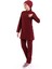 Soft Likralı Tesettür Forma Takım Iki Çıtçıt - 6407 Bordo Soft 2