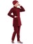Soft Likralı Tesettür Forma Takım Iki Çıtçıt - 6407 Bordo Soft 5