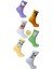 6 Çift Renkli Eğlenceli Pamuklu Kolej Çorap 1
