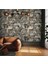 Geometrik Taş Desen Duvar Kağıdı -Roka 23106-3 (Gri, Bakır, Kahverengi - 1.06X15.6 M - 16.5 M²) 1