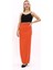 Uzun Düz Dar Etek-Turuncu 2