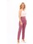Lastikli Dar Paça Pantolon-Rose 4