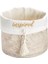 Yuvarlak Katlanabilir Çok Amaçlı Saklama Organizer Kutu Keçe Sepet (Maxi) - 03396 5