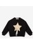 Siyah Yıldız Nakışlı Kurdele Detaylı Kız Çocuk Sweatshirt 7