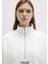 Yarı Fermuarlı Sırt Baskılı Ekru Sweatshirt 1S10502-70057 5