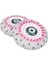 2 Li Işıklı Kıvılcım Çıkartan Paten Tekerleği Pembe Desenli 90A/70MM Kız Erkek Çocuk Oyuncak Eğitici 2