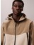 Regular Fit Bej Erkek Ceket LV04RD504GPAH Ls 3l Colorblock Tech 3