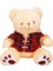 Buğz 1510 Ekose Elbiseli Peluş Ayı 45 cm -Sunman 3