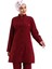 Tesettür Forma Tek Üst Full Çıtçıt - 5513 Bahar Bordo 3