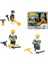 Construction Işçi Figürü LEGO Seti Kız Erkek Çocuk Oyuncak Eğitici Oyuncaklar 1