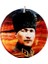 Kalpaklı Atatürk 15 Santimetre Füzyon Cam Duvar Süsü 2