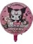 Folyo Balon Kuromi Temalı 45 cm Pembe Kuromi Doğum Günü Folyo Balon 2