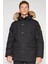 Dryvent™ Scar Ridge Waterproof Parka Erkek Su Geçirmez Kapüşonlu Parka Siyah 1