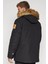 Dryvent™ Scar Ridge Waterproof Parka Erkek Su Geçirmez Kapüşonlu Parka Siyah 4