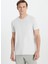 Bisiklet Yaka Açık Gri Erkek T-Shirt 4A4800000011_AGR 1