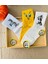 3'lü Bugs Bunny, Sylvester ve Tweety Desenli Kolej Set Çorap 3