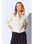 Yumuşak Soft Dokulu Fermuarlı Kadın Triko Hırka - Taş 4