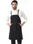 Barista Askılı Önlük Kanguru Cepli - Siyah 1