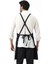 Barista Askılı Önlük Kanguru Cepli - Siyah 2