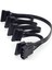 4355 Molex Ide 4 Pin To 5 Port Sata Power HDD Güç Çoklayıcı Kablosu 1
