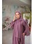 Ankanoor Gül Kurusu Medine Ipeği Şallı Namaz Elbisesi ANKA255047 4