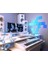 Canvas Starter Kit, 9 LED Rgbw Akıllı Işık Oranı - Modüler Wlan LED Paneller, 16 Milyon Renkli Duvar Lambası Iç, Müzik ve Ekran Senkronizasyonu,, Dekorasyon ve Oyun ile 2