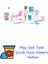 'nin Polikliniği Oyun Seti , Esmer Barbie Doktor Bebek (30 Cm), 30'dan Fazla Parça Oyuncak, 3 Yaş ve Üzeri Kızlar Için GTN61 + Play-Doh Oyun Hamuru 1