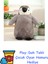 Peluş 50 cm Oyuncak Penguen Sevgililer Günü Yılbaşı Doğum Günü Hediyelik Büyük Peluş Yumuşak Tüylü + Play-Doh Oyun Hamuru 1