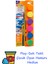 Fosforlu Tempera Suluboya Süper Yıkanabilir Fırçalı 6 * 25 ml 6 Renk Karışık + Play-Doh Oyun Hamuru 1