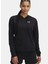 6005511-001-UA Rival Terry Hoodie Siyah Kapüşon Yaka Normal Düz Kadın Sweatshırt 1