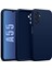 Galaxy A55 ile Uyumlu Kadife Iç Yüzeyli Kamera Korumalı Şok Emici Silikon Kılıf – Lacivert 1