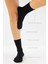 Bambu Kadın Lastiksiz Gri Soket Dikişsiz Premium Çorap 3'lü Paket / Sıkmayan Çorap / Iz Bırakmaz 4