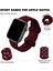Apple Watch Seri 10-42MM 38/40/41 mm Uyumlu Soft Silikon Ayarlanabilir Kordon 4