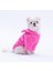 Pembe Lucca Teddy Hoodie Ayı Kulaklı Peluş Köpek Kıyafeti Kedi Kıyafeti Köpek Sweati 4