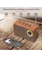 Retro Bluetooth Radyo Hoparlör – 5.3 Kablosuz Bağlantı, 5W Güçlü Ses, 1500 Mah Şarjlı Batarya, Usb/tf/aux Girişli, Ahşap Tasarımlı Vintage Fm Radyo, 10.2cm Yükseklik Müzik Kutusu | AS23 4