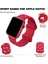 Apple Watch Seri 10-42MM 38/40/41 mm Uyumlu Soft Silikon Ayarlanabilir Kordon 4