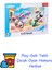 , Yapboz, Altlıklı Çerçeve Yapboz, 15 Parça, Plaj Oyunları, 3 Yaşından Büyük Çocuklar Için + Play-Doh Oyun Hamuru 1