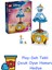 Disney Princess Sindirella'nın Elbisesi 43266-9 Yaş ve Üzeri Prenses Seven Kız ve Erkek Çocuklar Için Sergileme Standı ve Sindirella Mini Bebeği Içeren Yaratıcı O + Play-Doh Oyun Hamuru 1
