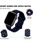 Apple Watch Seri 10-42MM 38/40/41 mm Uyumlu Soft Silikon Ayarlanabilir Kordon 4