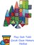 Magna Tiles Clear Colors 100 Parça Manyetik LEGO + Play-Doh Oyun Hamuru 1