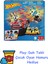 Hot Wheels Build N Slam Kutu Oyunu, 5 Yaş Nane Üzeri, , Çok Renkli + Play-Doh Oyun Hamuru 1