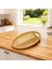 Oval Bambu Sunum Tabağı – Doğal Bambu Servis Tepsisi 25X14X1 cm | Kahvaltı, Meze ve Atıştırmalık Sunumluk 2