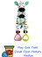 Toys Bebek Fasulye Torbası Zebra - Boncuk Halkalı Motor Becerileri Oyuncağı, Kavrama ve Hissetme Için Bebek Karyolası Oyuncağı - 0+ Aydan Itibaren + Play-Doh Oyun Hamuru 1