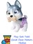 , 105950135, Petz Husky, Evcil Hayvan Eğlencesi, Özel Fonksiyonlu, Içme ve Altını Islatma, 3 Adet Sürpriz ile Birlikte, 15 cm + Play-Doh Oyun Hamuru 1