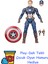 Efsaneler Serisi Kaptan Amerika, Avengers: Endgame Collectible 6 Inç Aksiyon Figürü + Play-Doh Oyun Hamuru 1